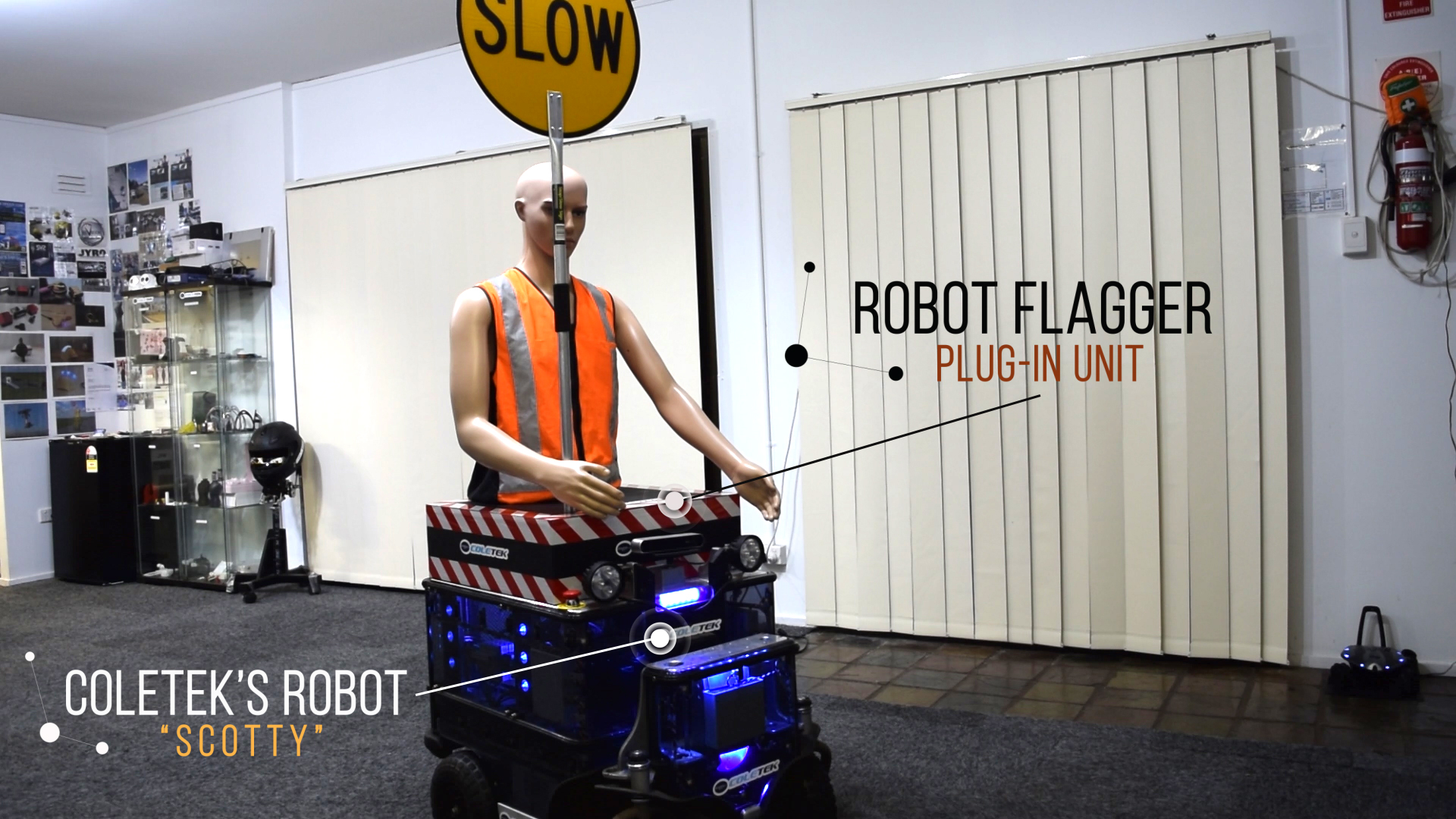 Scotty Robot Plugin - Traffic Control Flagger